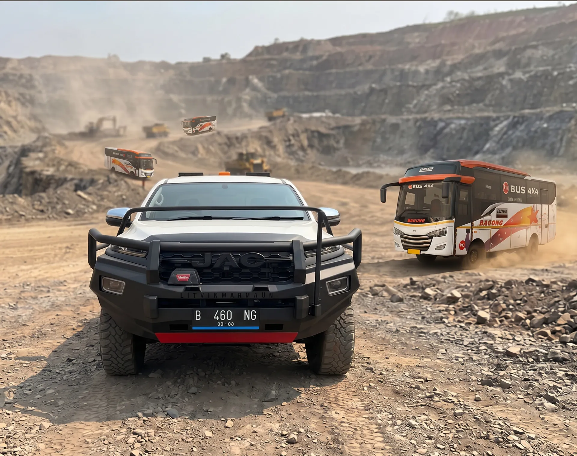 Light Vehicle Double Cabin JAC Trekker EV 4x4